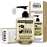 Los mejores  - ✮ BARBER TOOLS ✮ Gel de afeitado transparente de 150 ml - Para un afeitado preciso de los contornos de la barba…